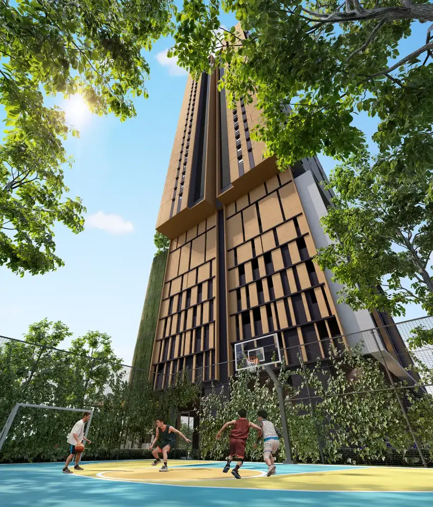 D&rsquo;Evia Residences recreational courts and facilities